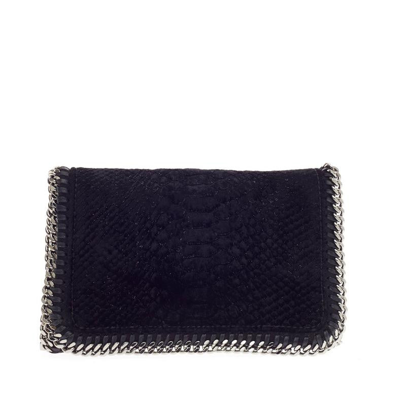 Falabella Crossbody Bag Faux Snakeskin Mini
