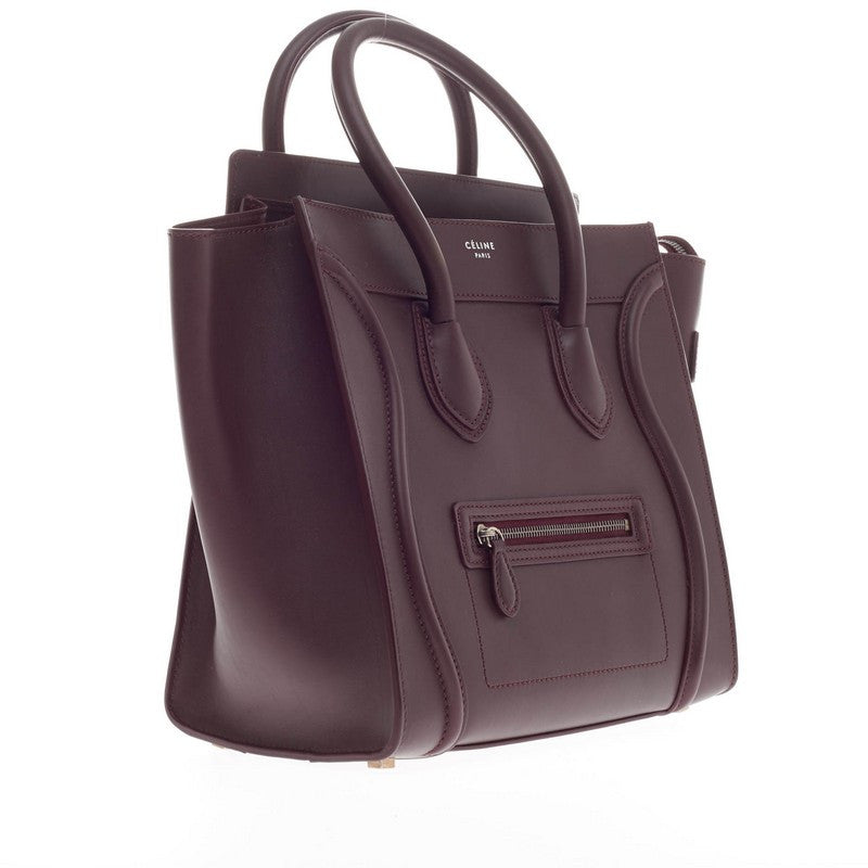 Luggage Handbag Smooth Leather Mini