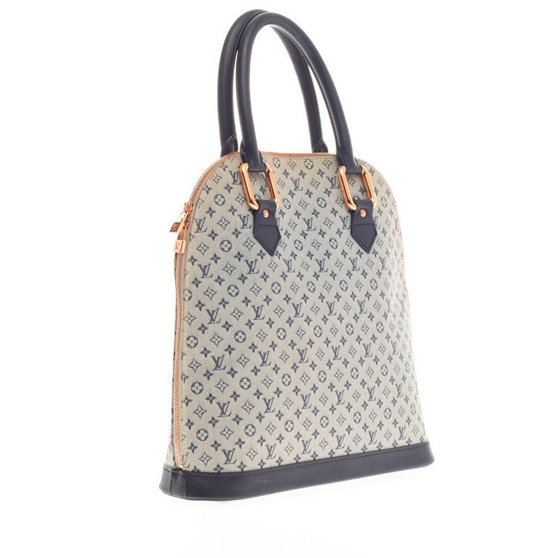 Alma Handbag Mini Lin Haut