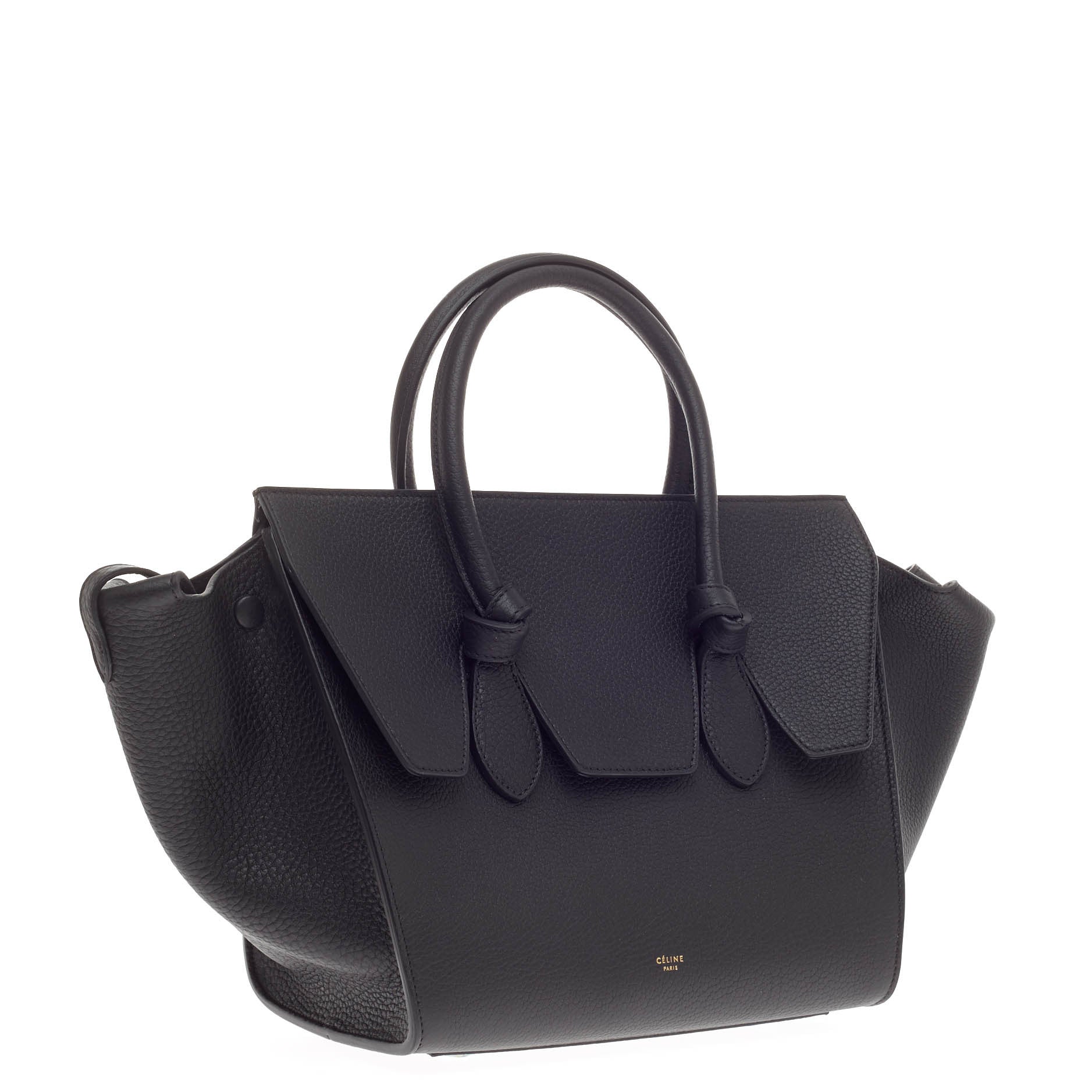 Tie Knot Tote Grainy Leather Mini