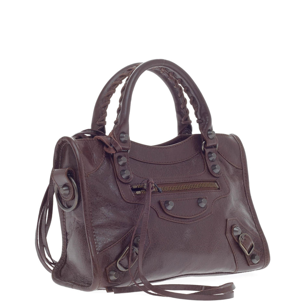 City Classic Studs Handbag Leather Mini