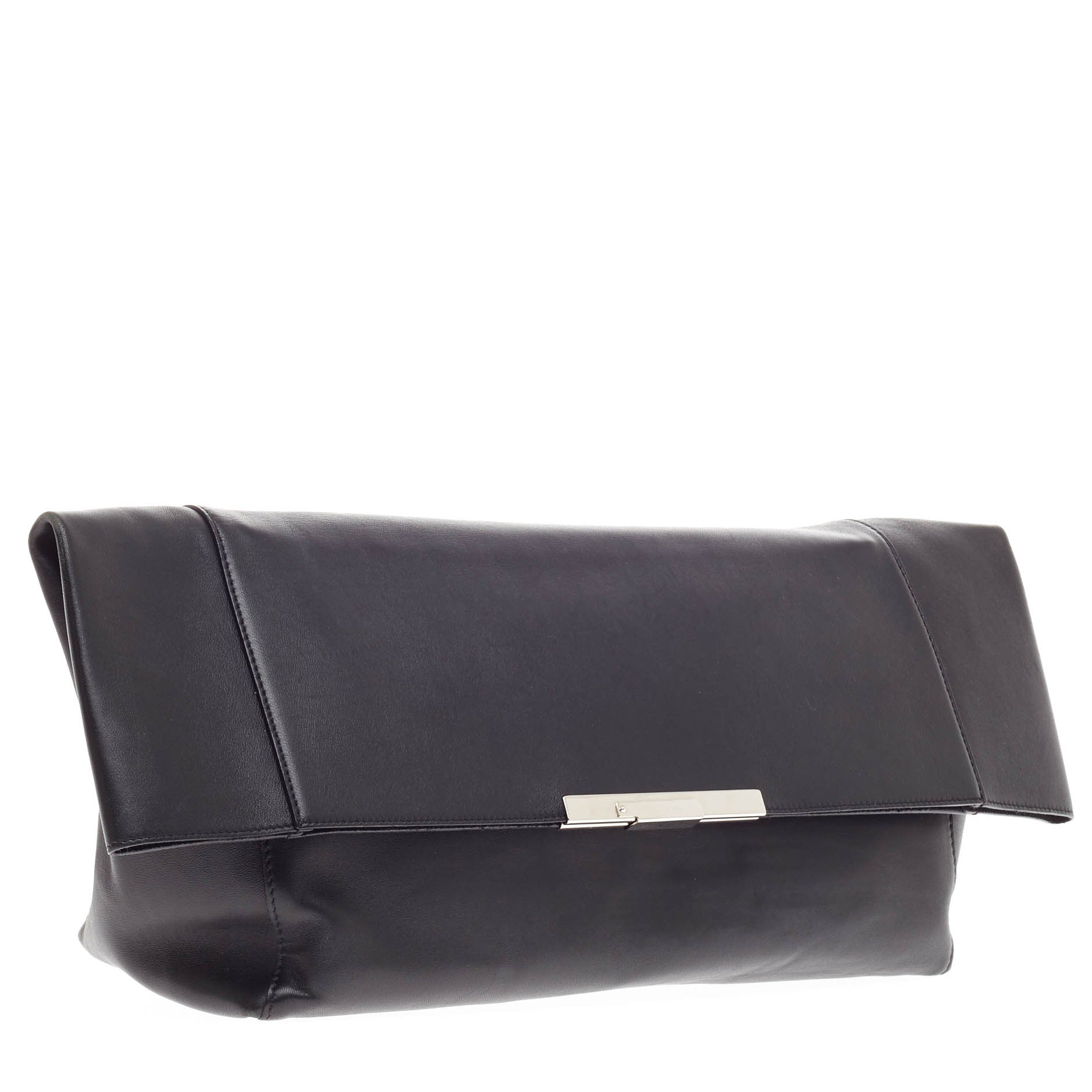 Folded Clutch Leather Large