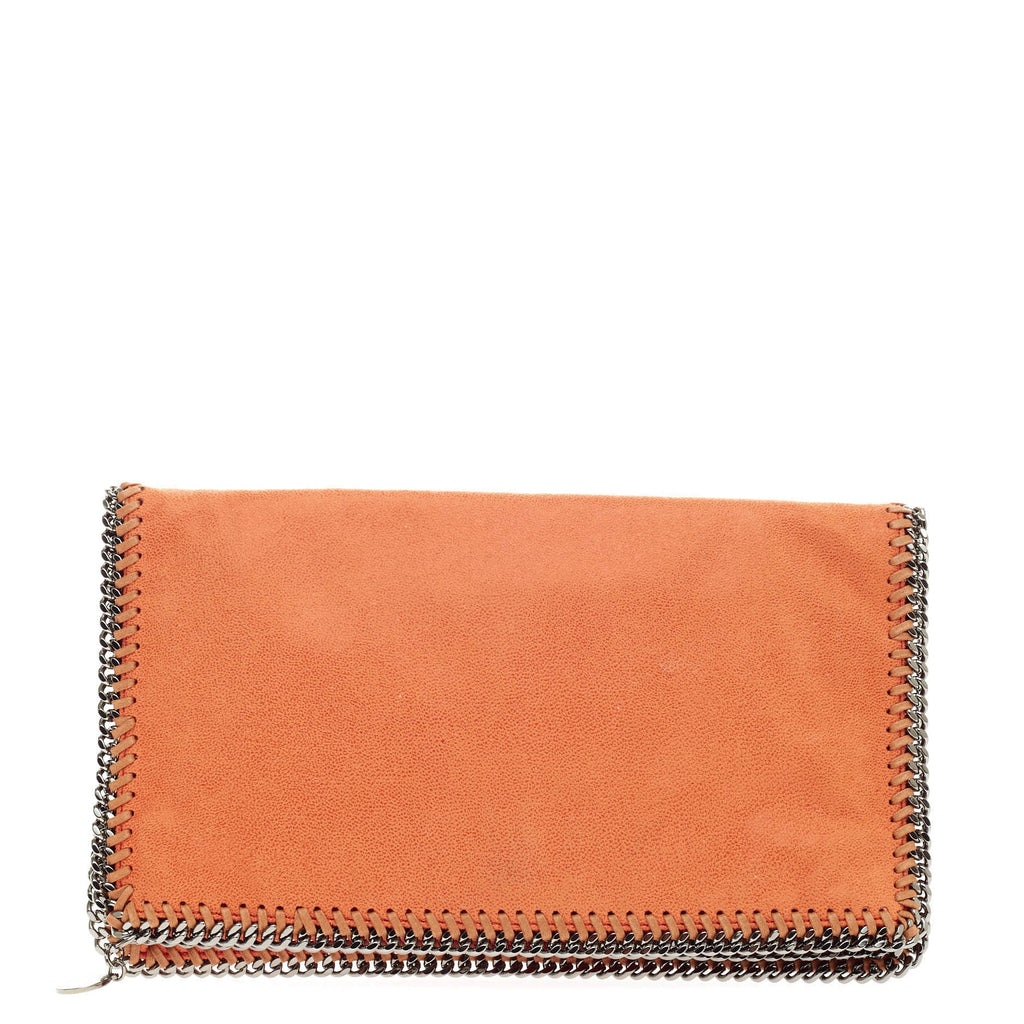 Falabella Fold Over Clutch Shaggy Deer