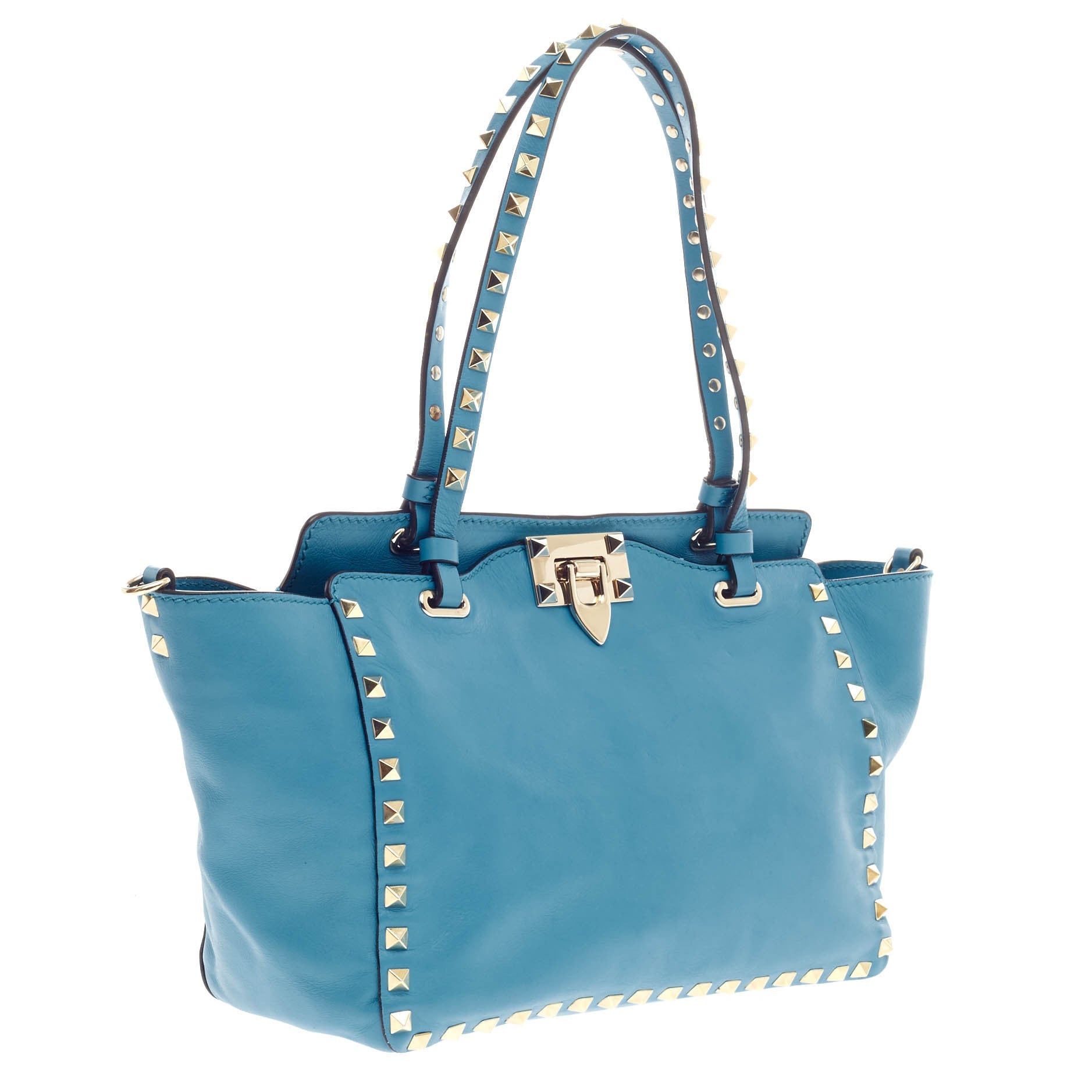 Rockstud Tote Soft Leather Mini