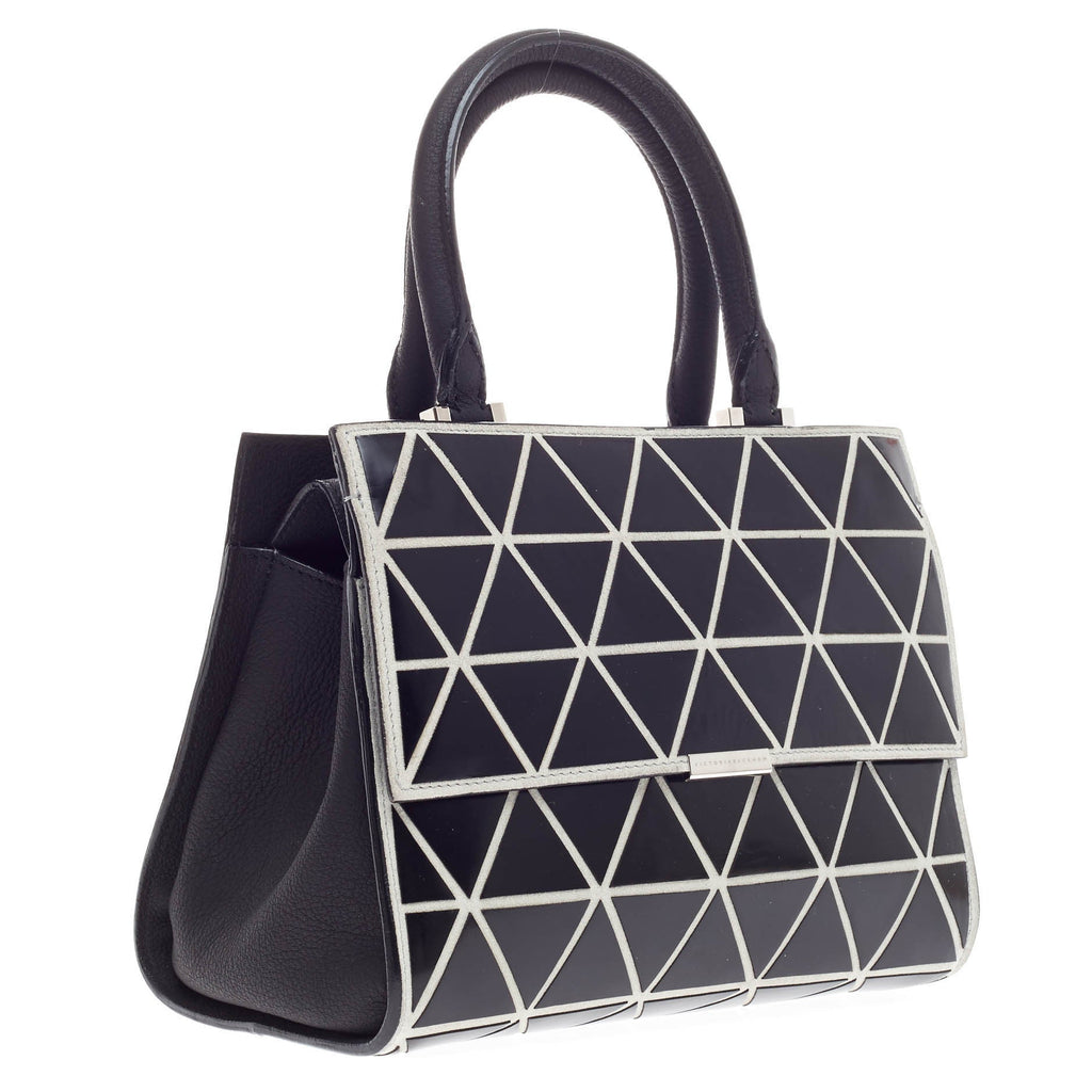 Triangle Tote Leather Mini