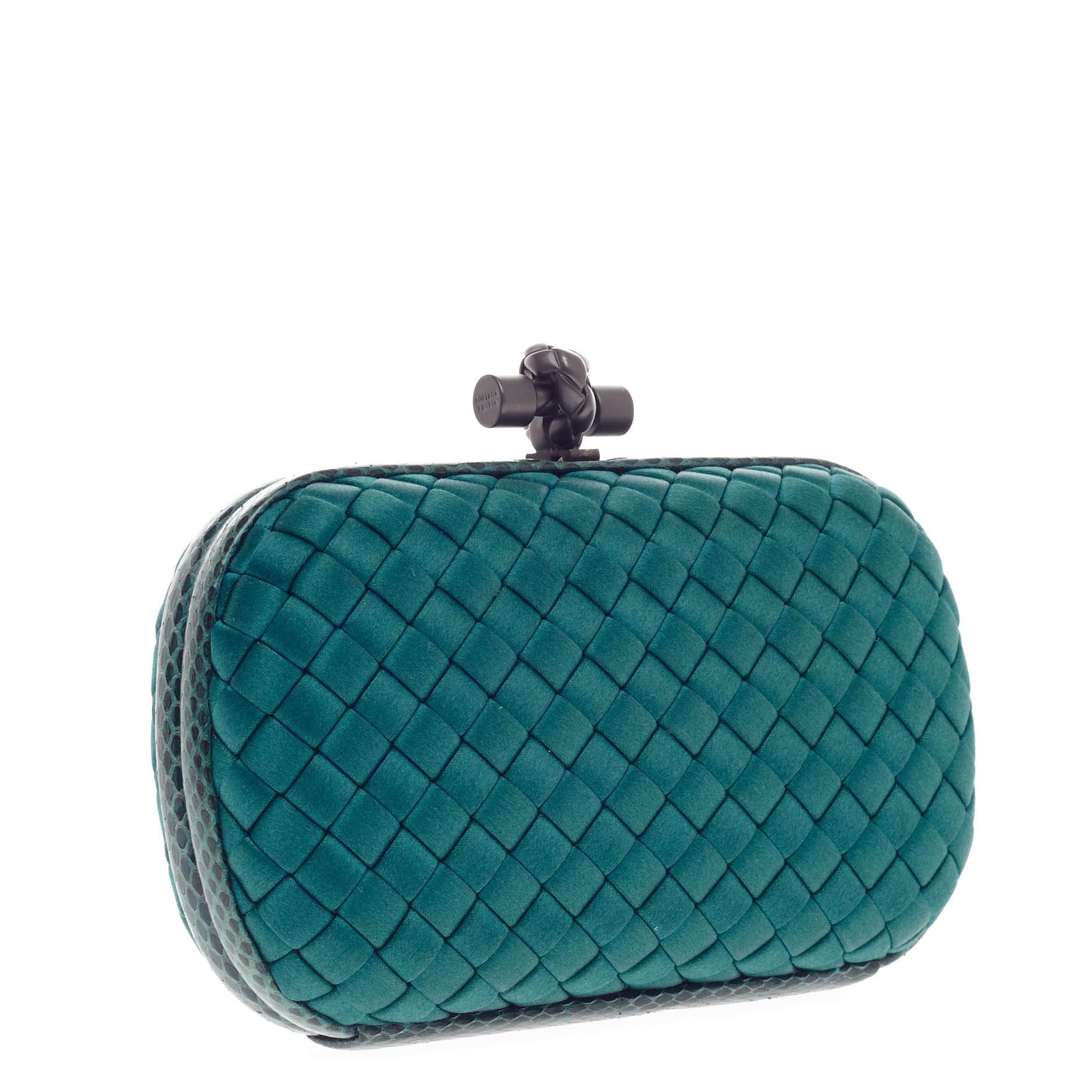 Box Knot Clutch Satin Small