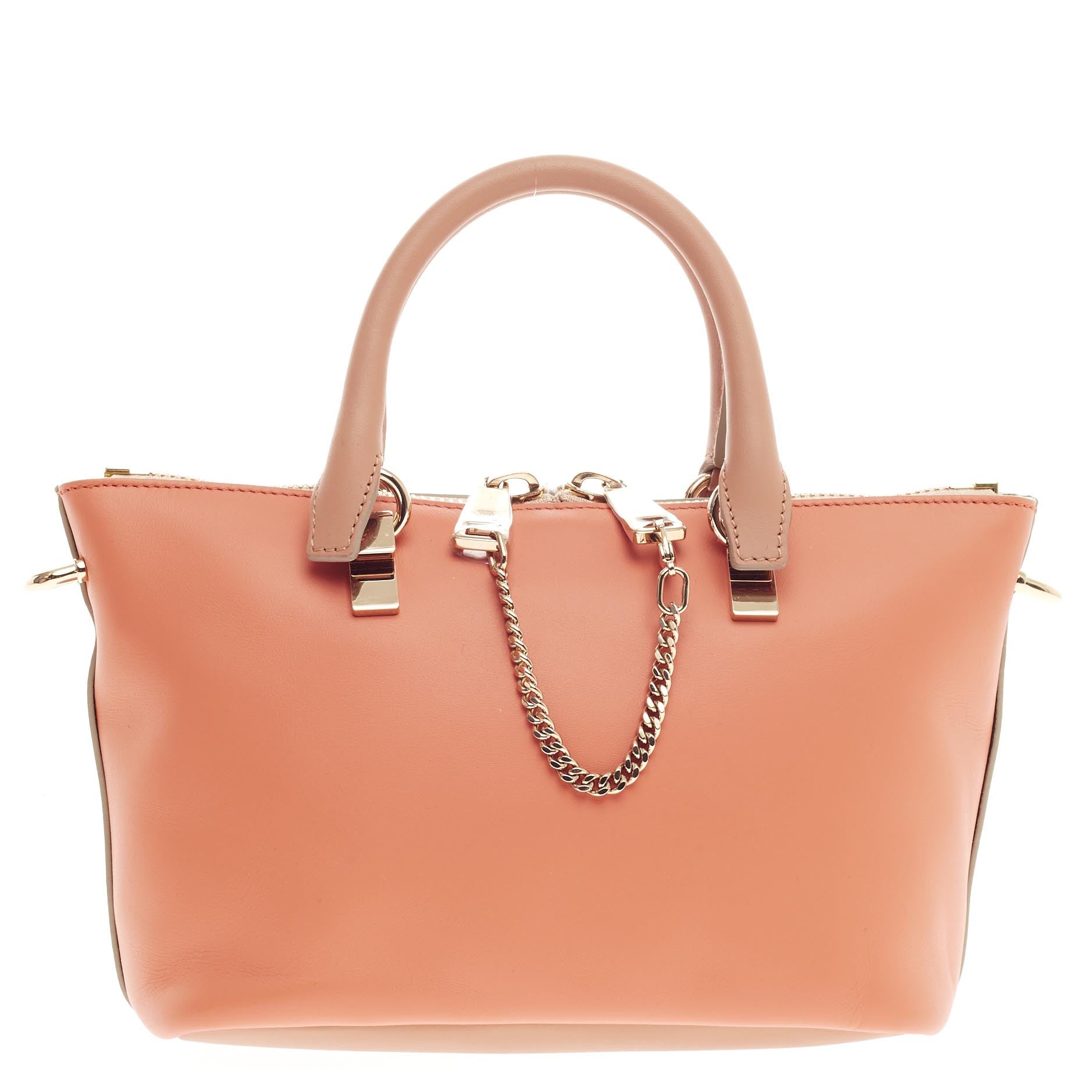 Baylee Satchel Bicolor Leather Mini