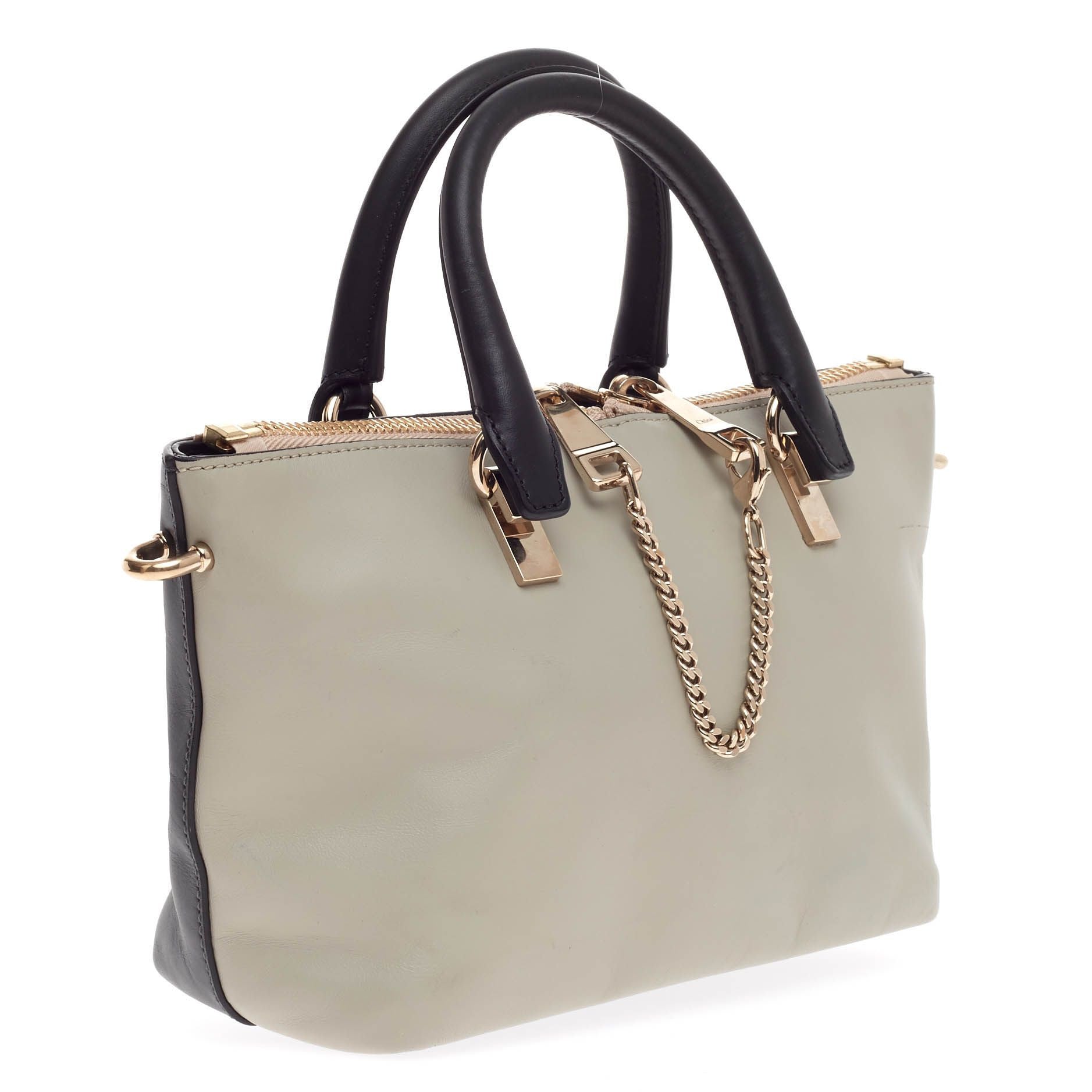 Baylee Satchel Bicolor Leather Mini