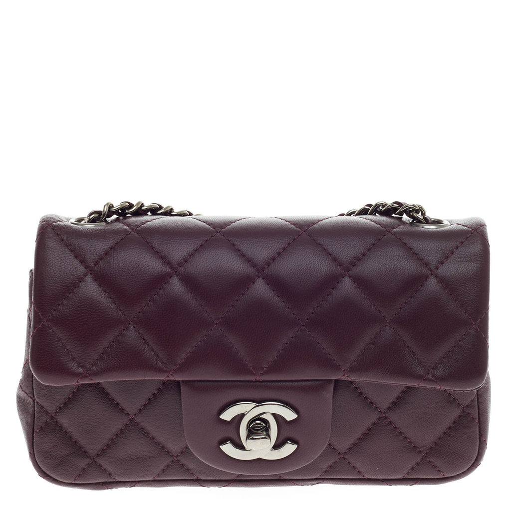 Classic Single Flap Bag Quilted Lambskin Extra Mini