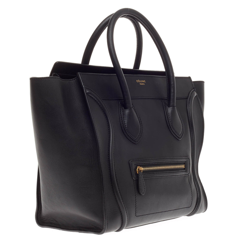Luggage Handbag Smooth Leather Mini