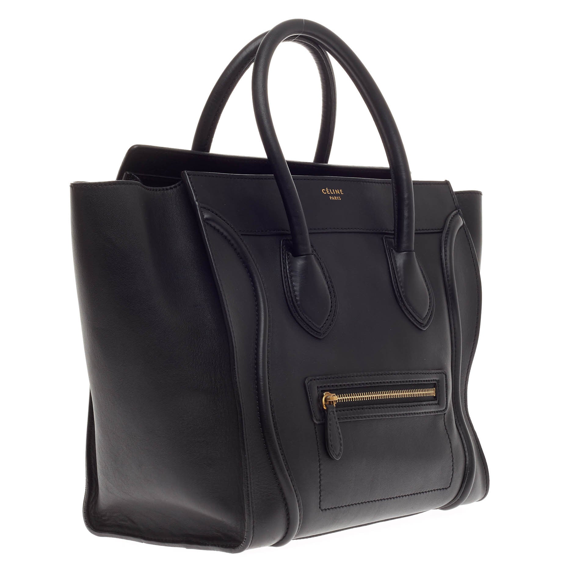 Luggage Handbag Smooth Leather Mini