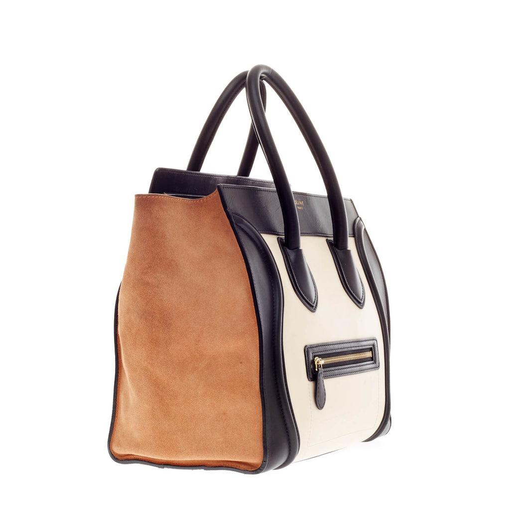 Luggage Handbag Tricolor Mini