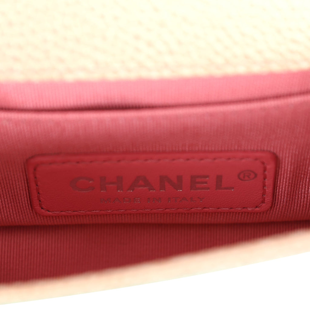 Chanel Mini "Paris-Cuba" Boy Bag Multicolored Caviar Enamel Silver Hardware