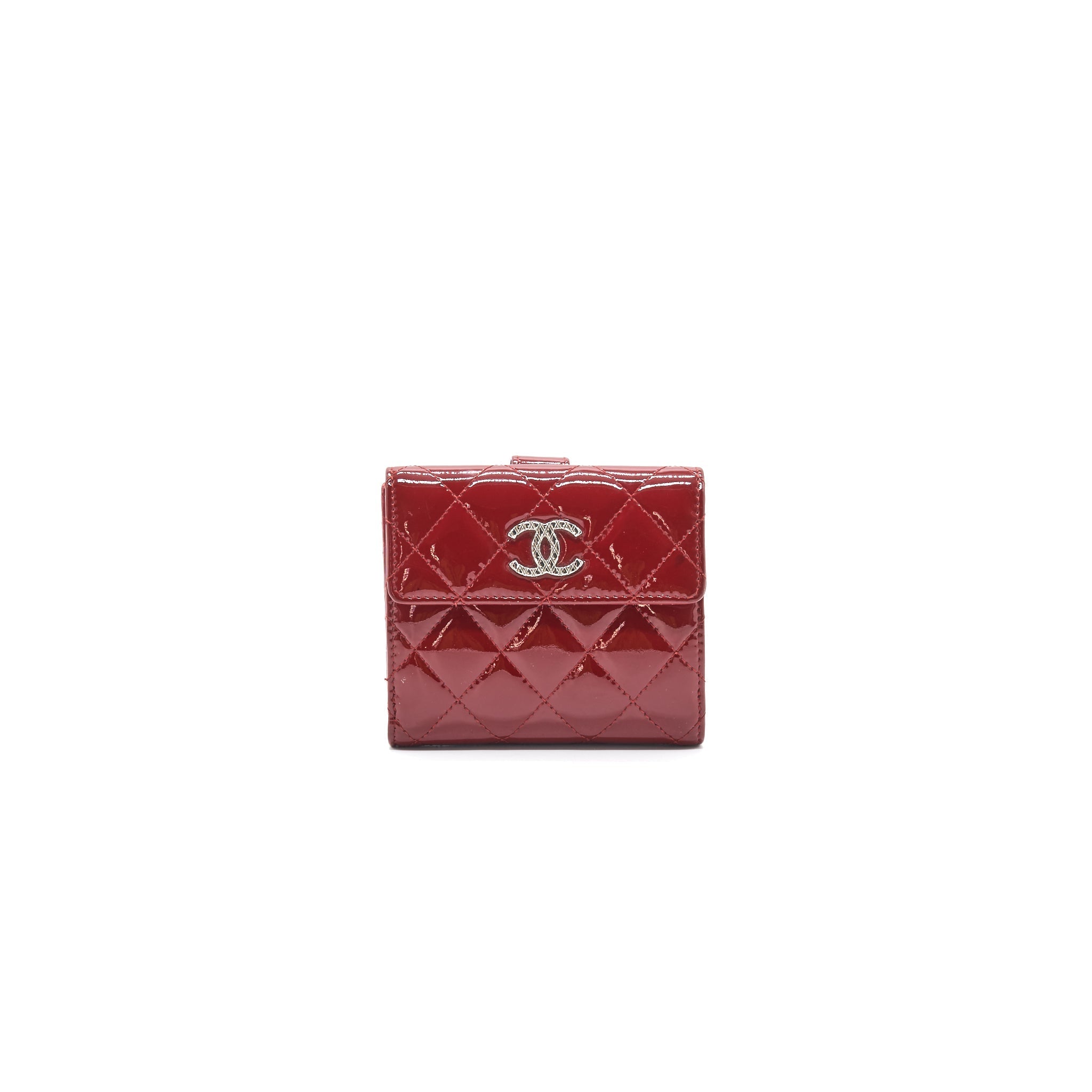 Chanel Patent small Wallet Rouge