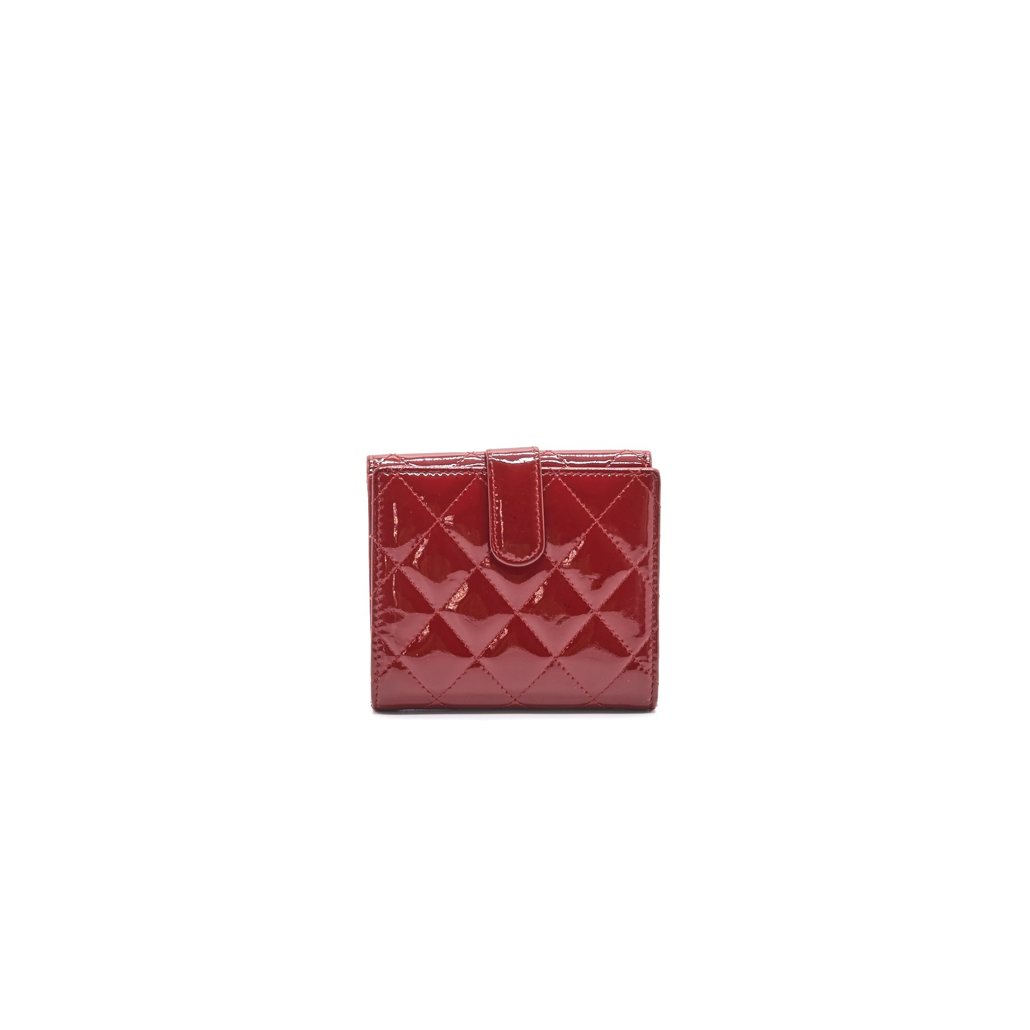 Chanel Patent small Wallet Rouge