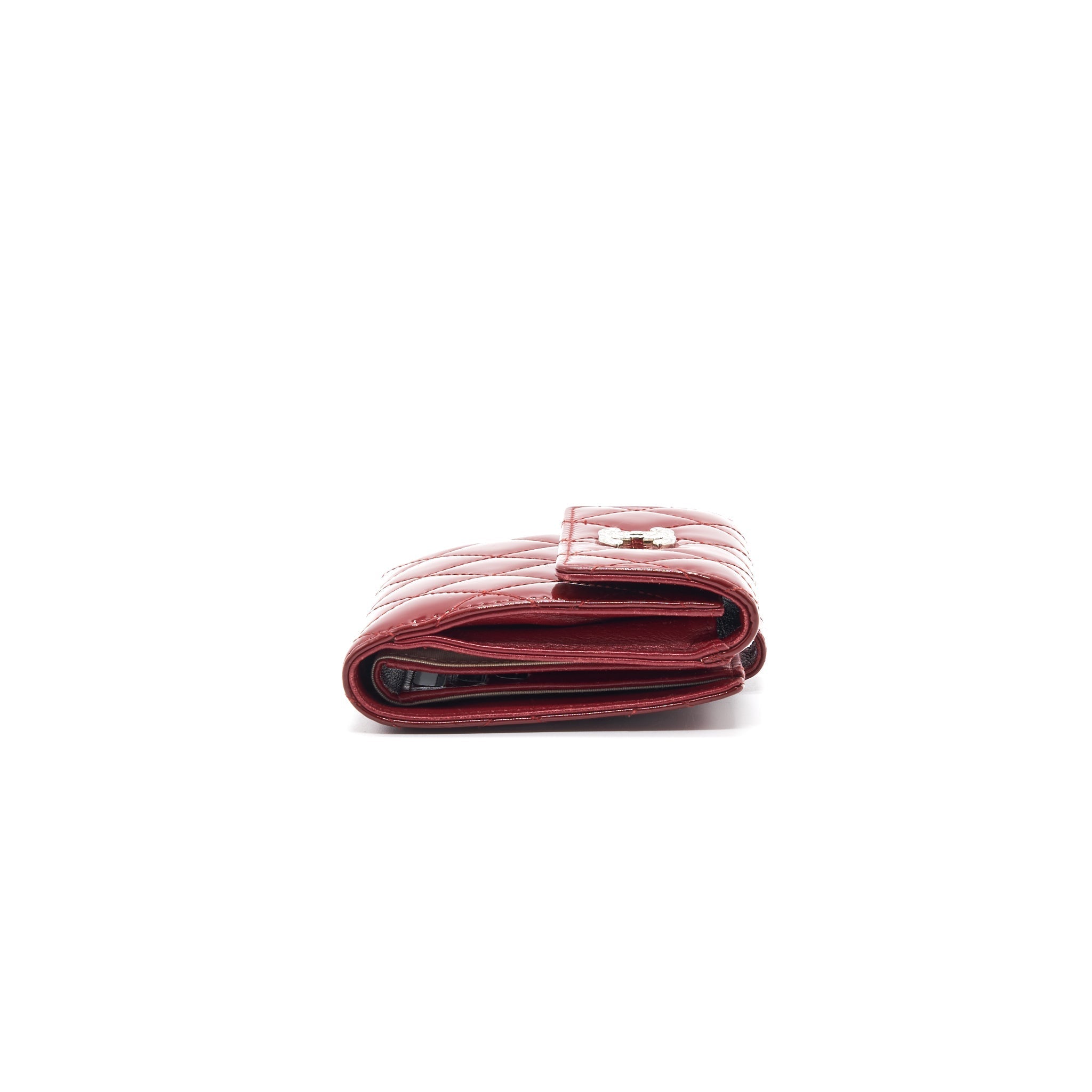 Chanel Patent small Wallet Rouge