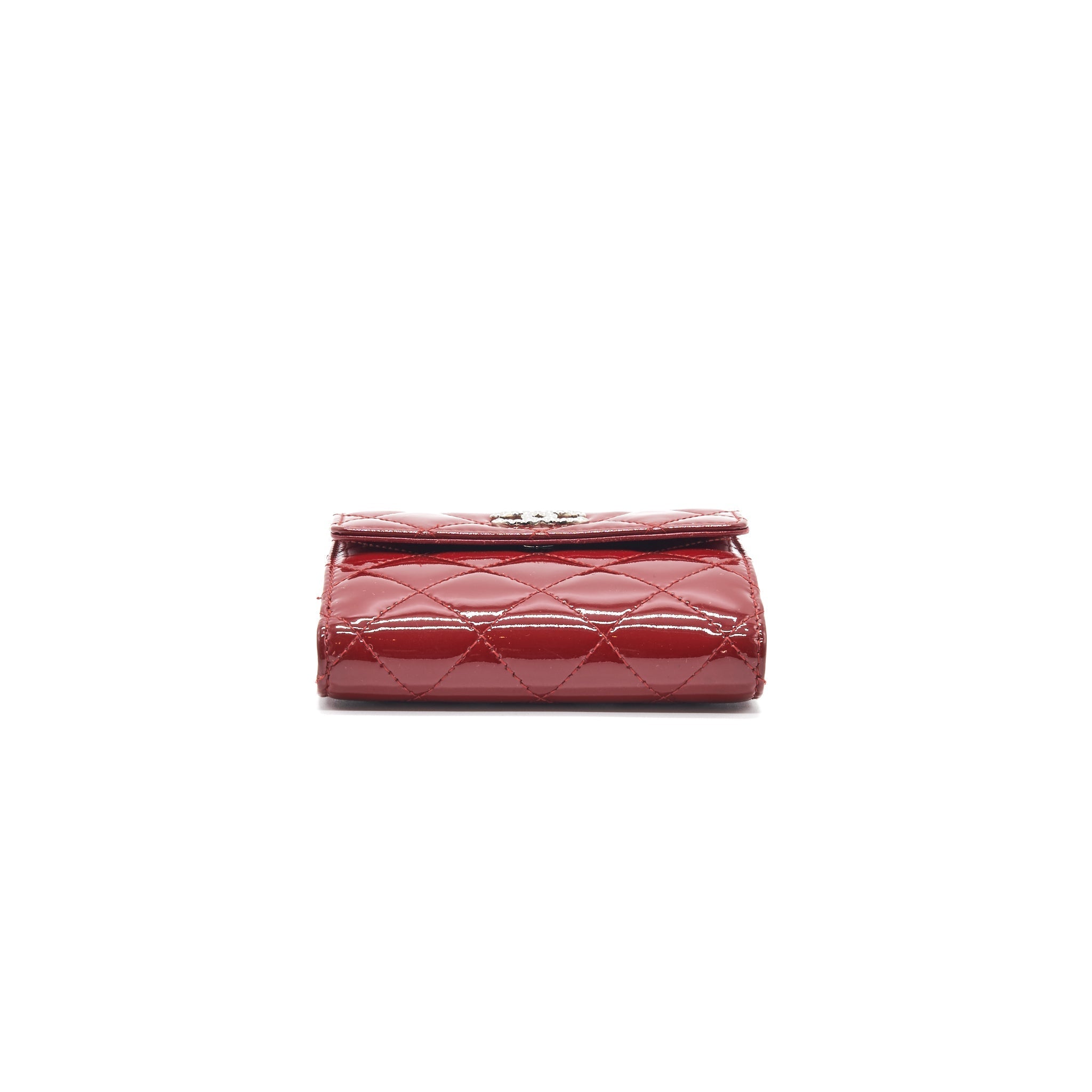 Chanel Patent small Wallet Rouge
