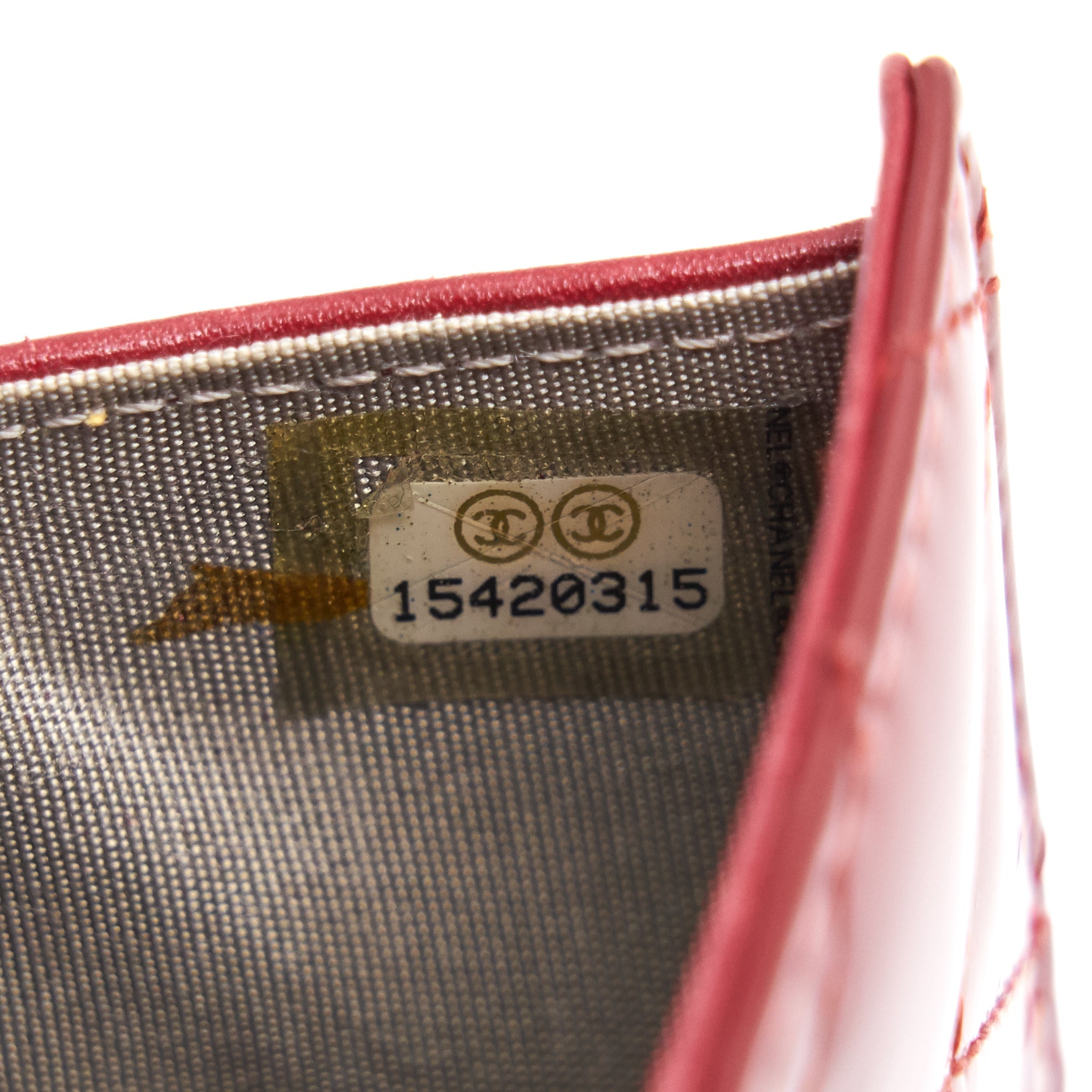 Chanel Patent small Wallet Rouge