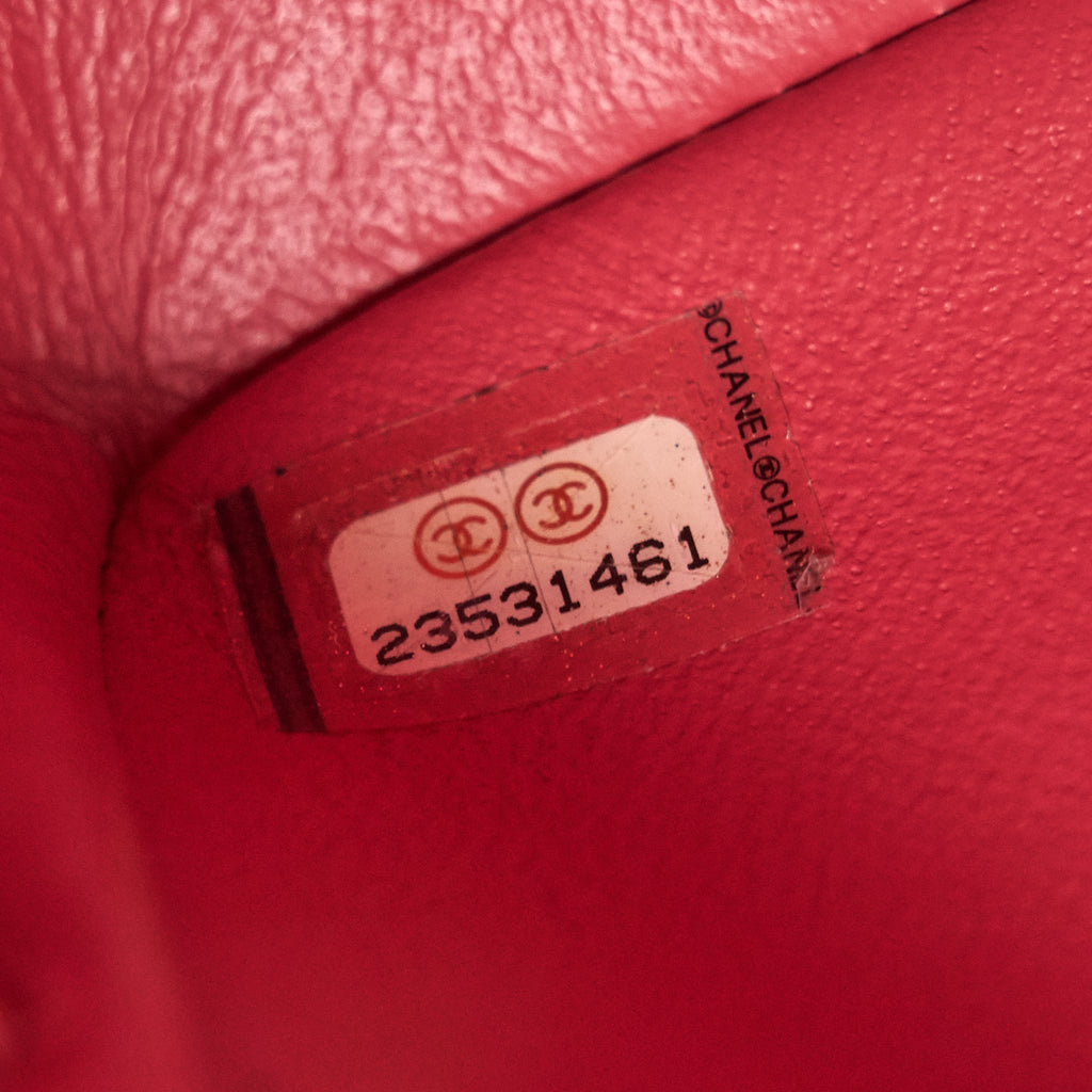 Chanel mini rectangular cavier 17c Coral Pink L