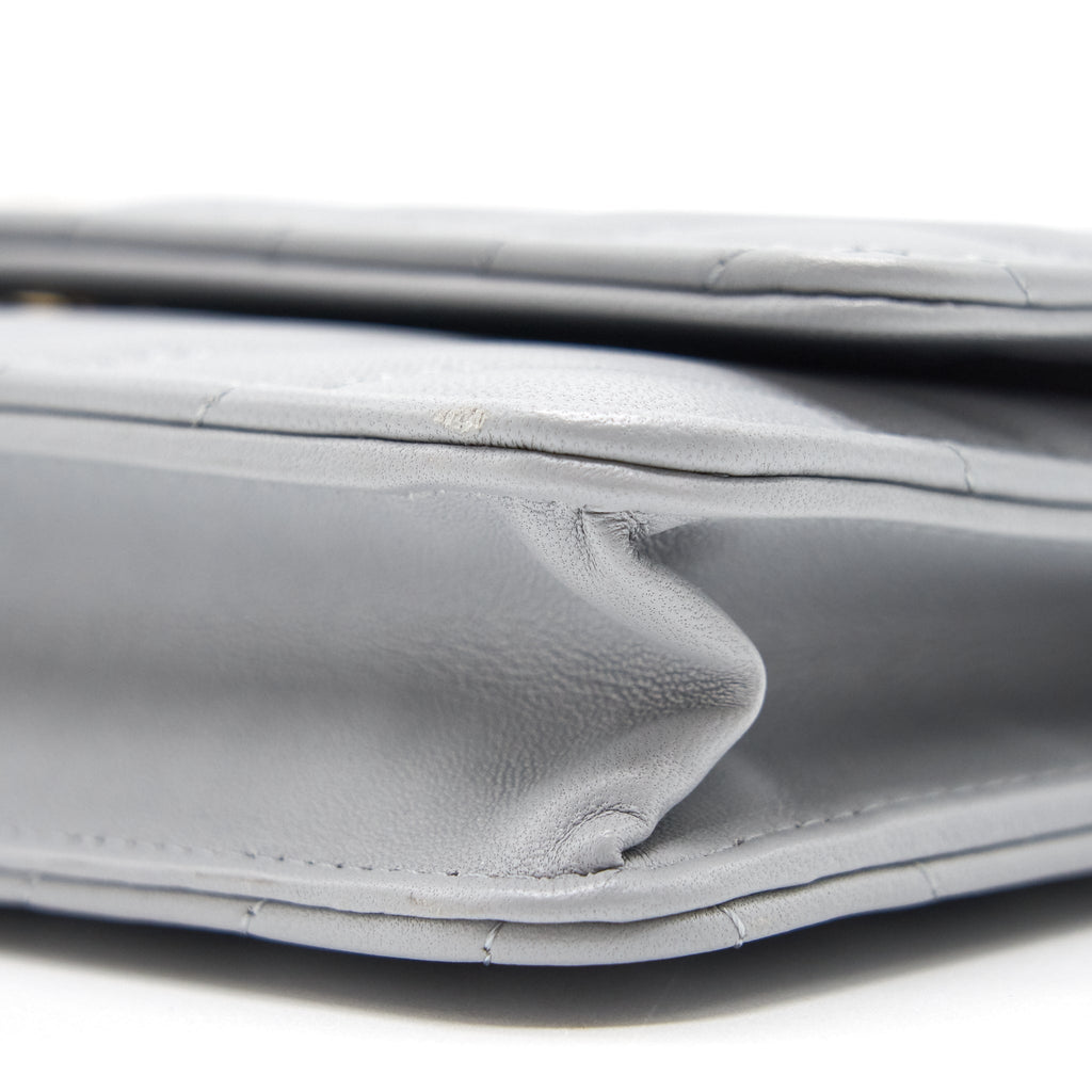 Chanel Wallet On Chain 20c Light Grey L