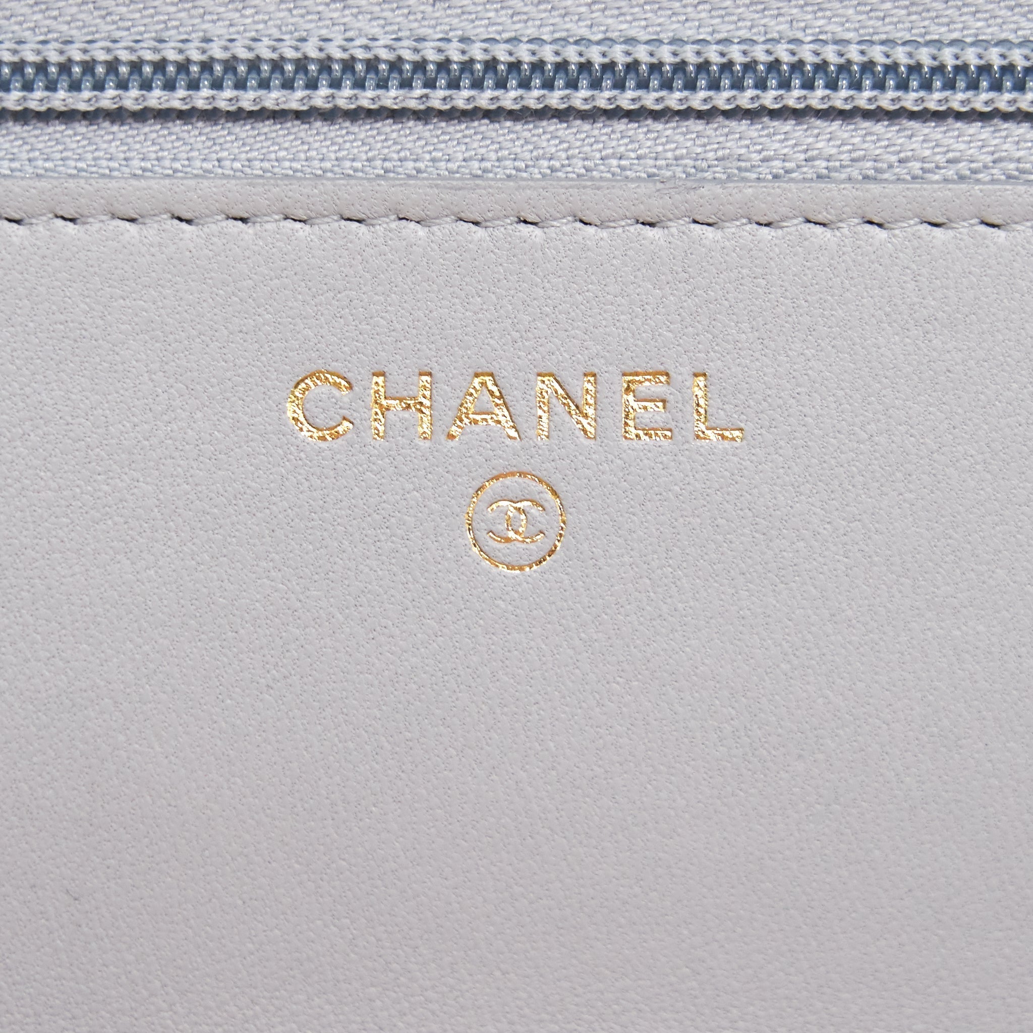 Chanel Wallet On Chain 20c Light Grey L