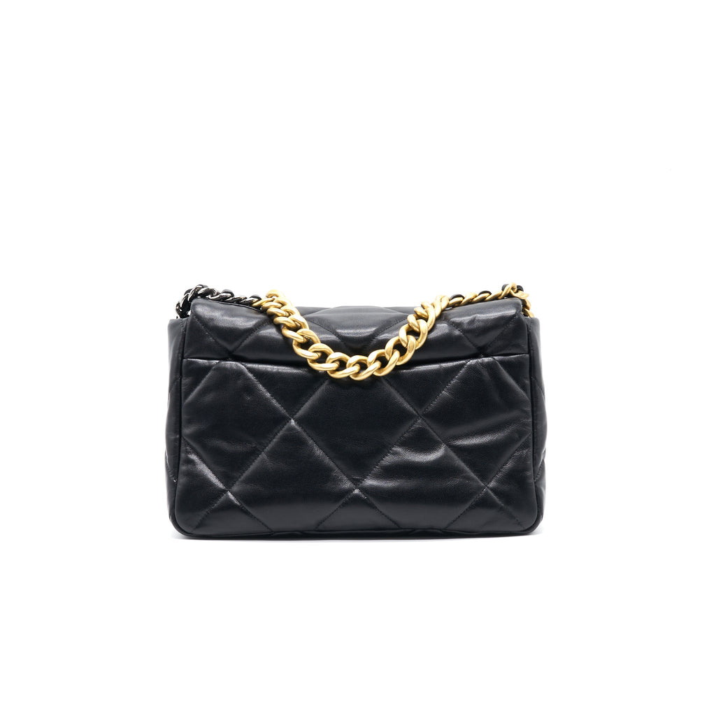 Chanel Large 19 Flap Bag Black