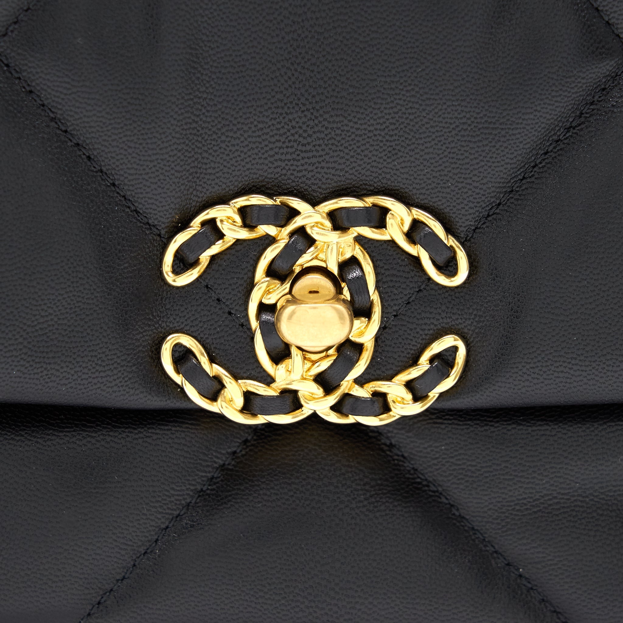 Chanel Large 19 Flap Bag Black