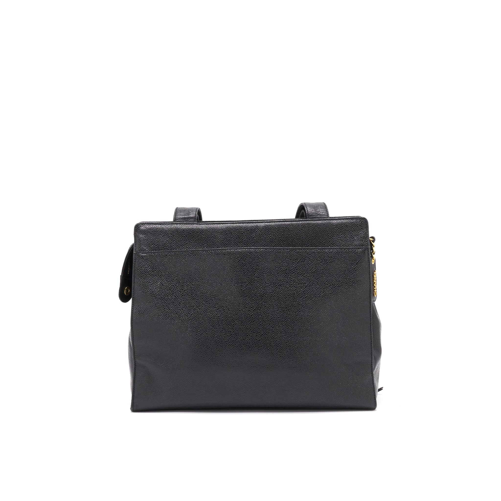 Chanel Cavier Shoulder Bag Black