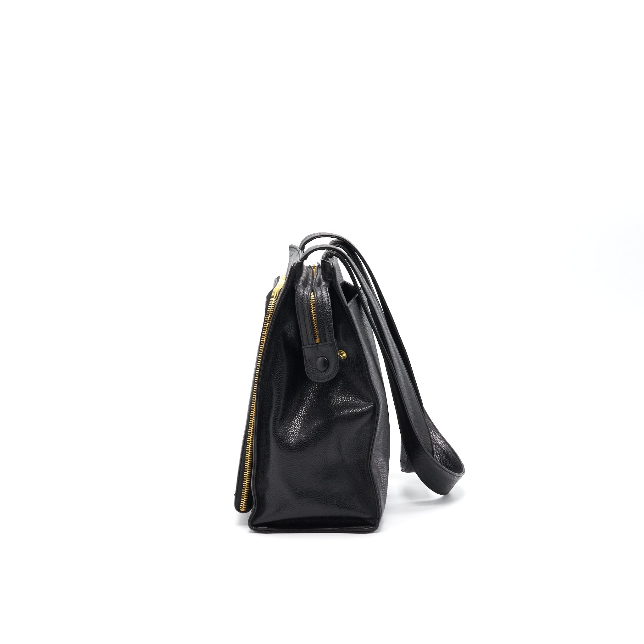 Chanel Cavier Shoulder Bag Black