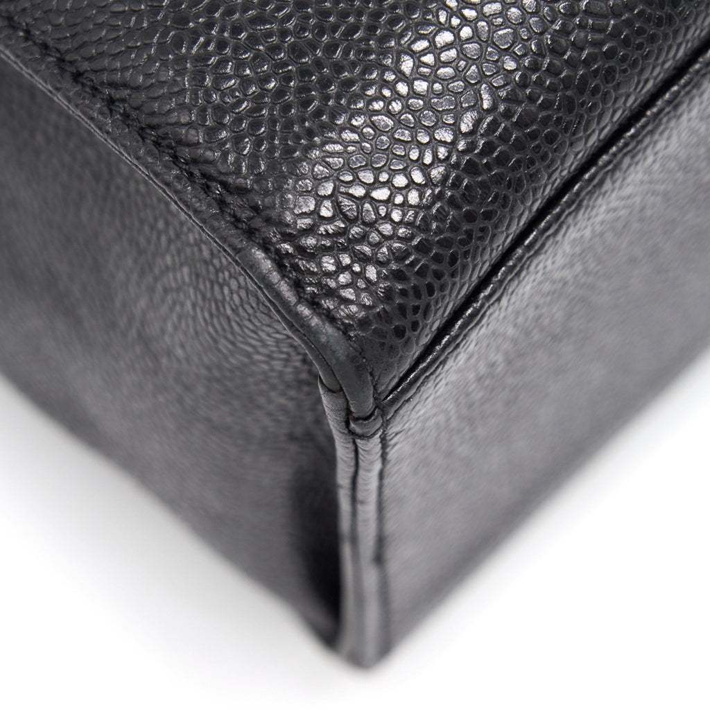 Chanel Cavier Shoulder Bag Black