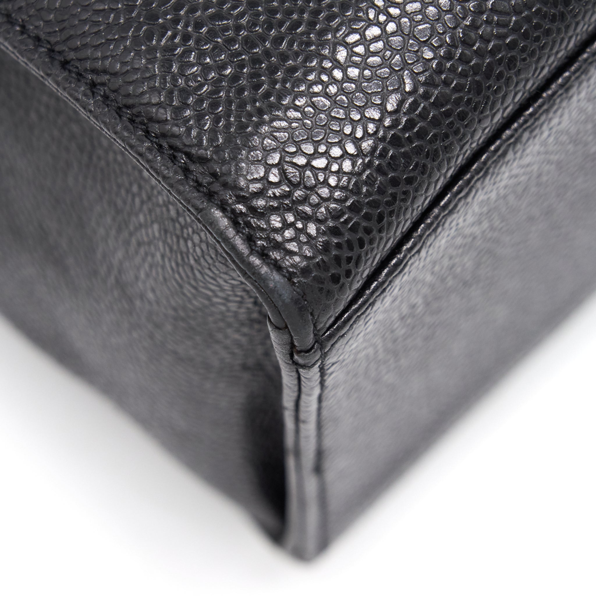 Chanel Cavier Shoulder Bag Black