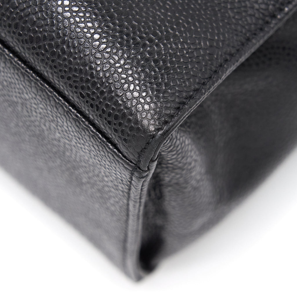 Chanel Cavier Shoulder Bag Black