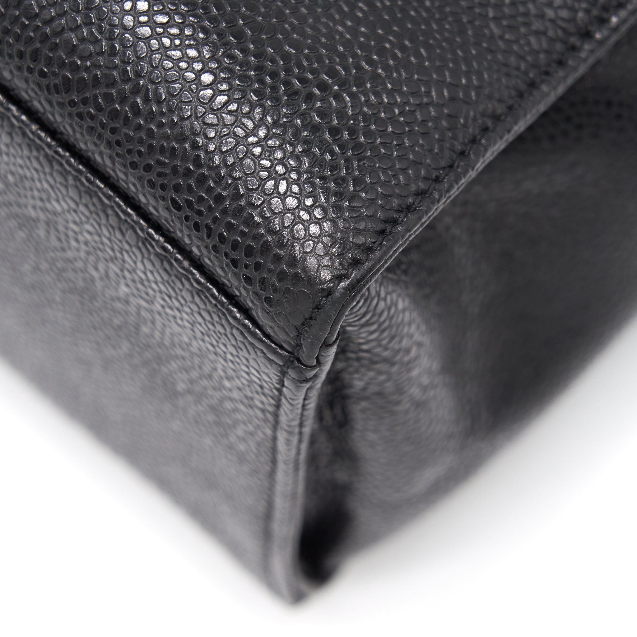 Chanel Cavier Shoulder Bag Black
