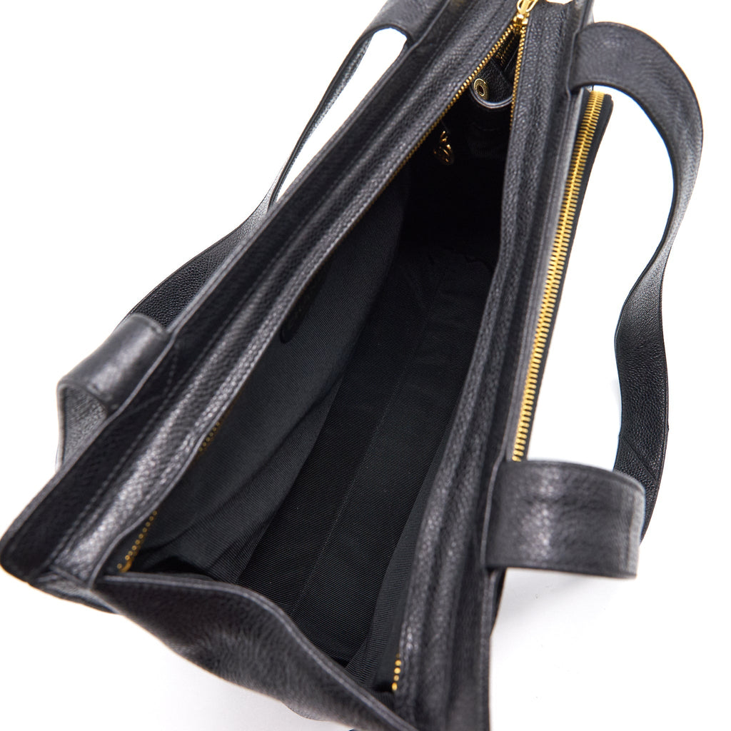 Chanel Cavier Shoulder Bag Black