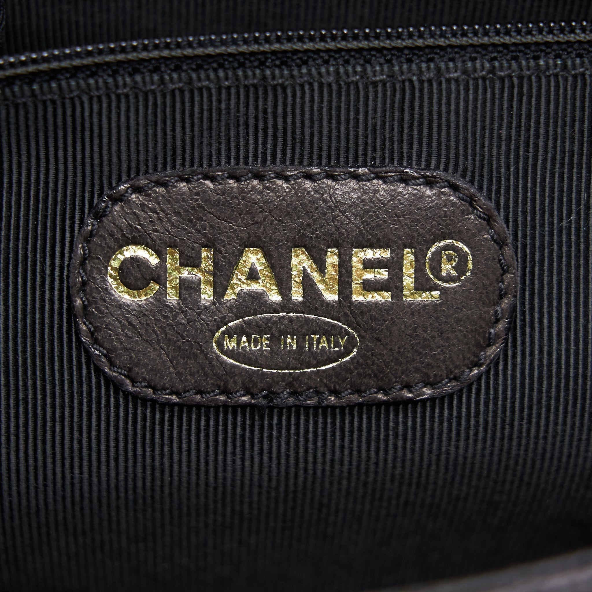 Chanel Cavier Shoulder Bag Black