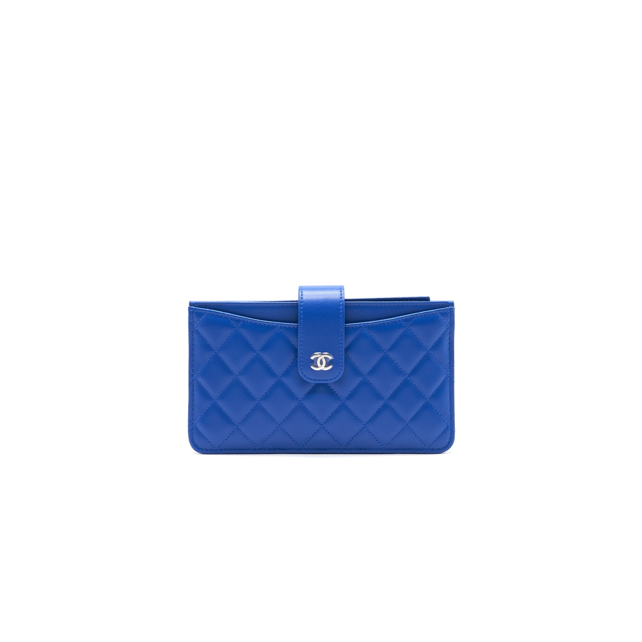Chanel Classic Pouch Blue