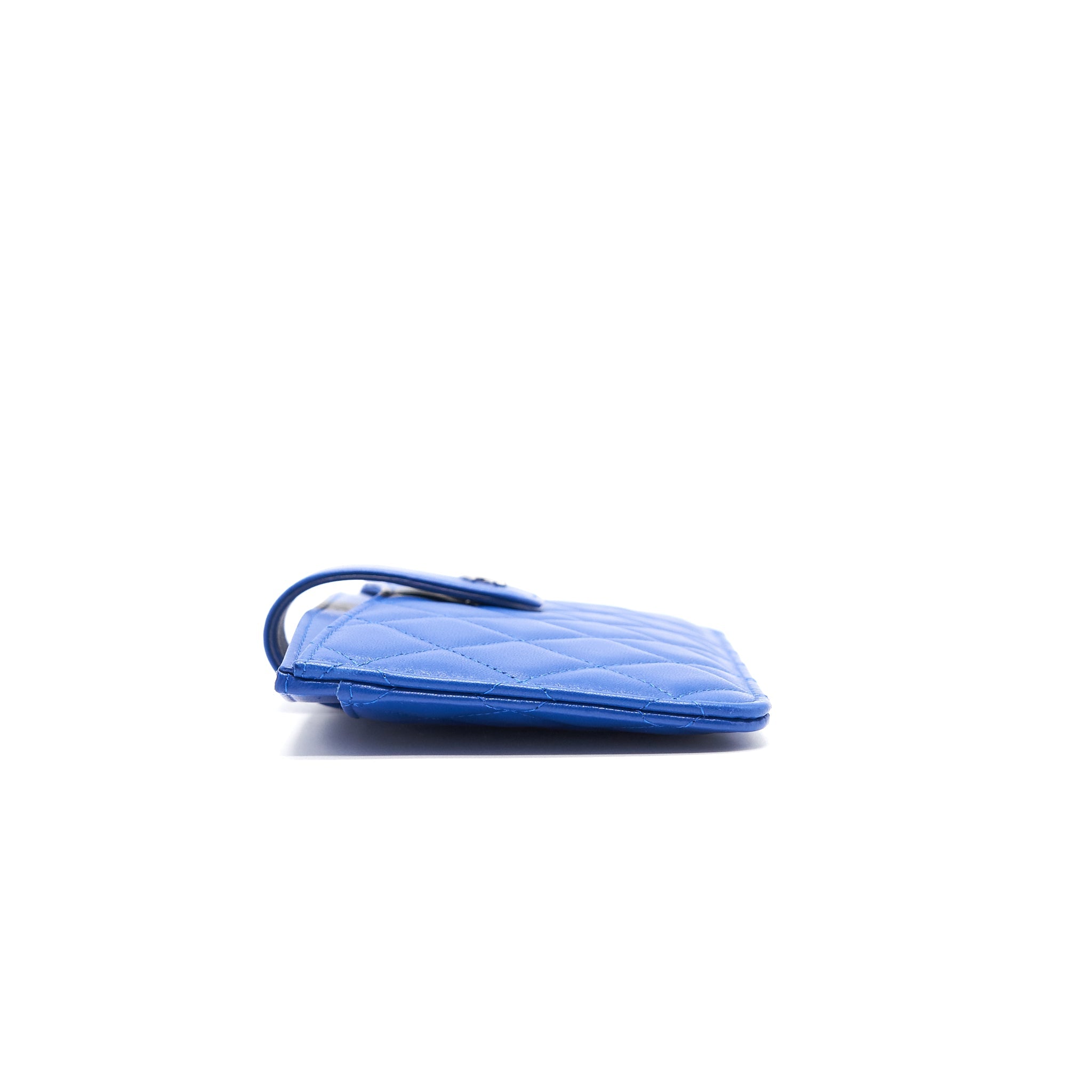 Chanel Classic Pouch Blue