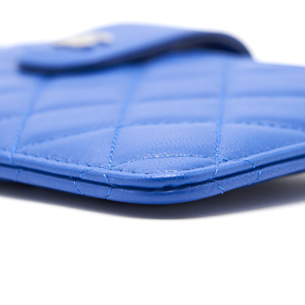 Chanel Classic Pouch Blue
