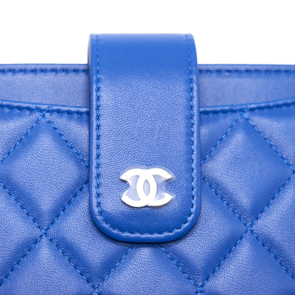 Chanel Classic Pouch Blue