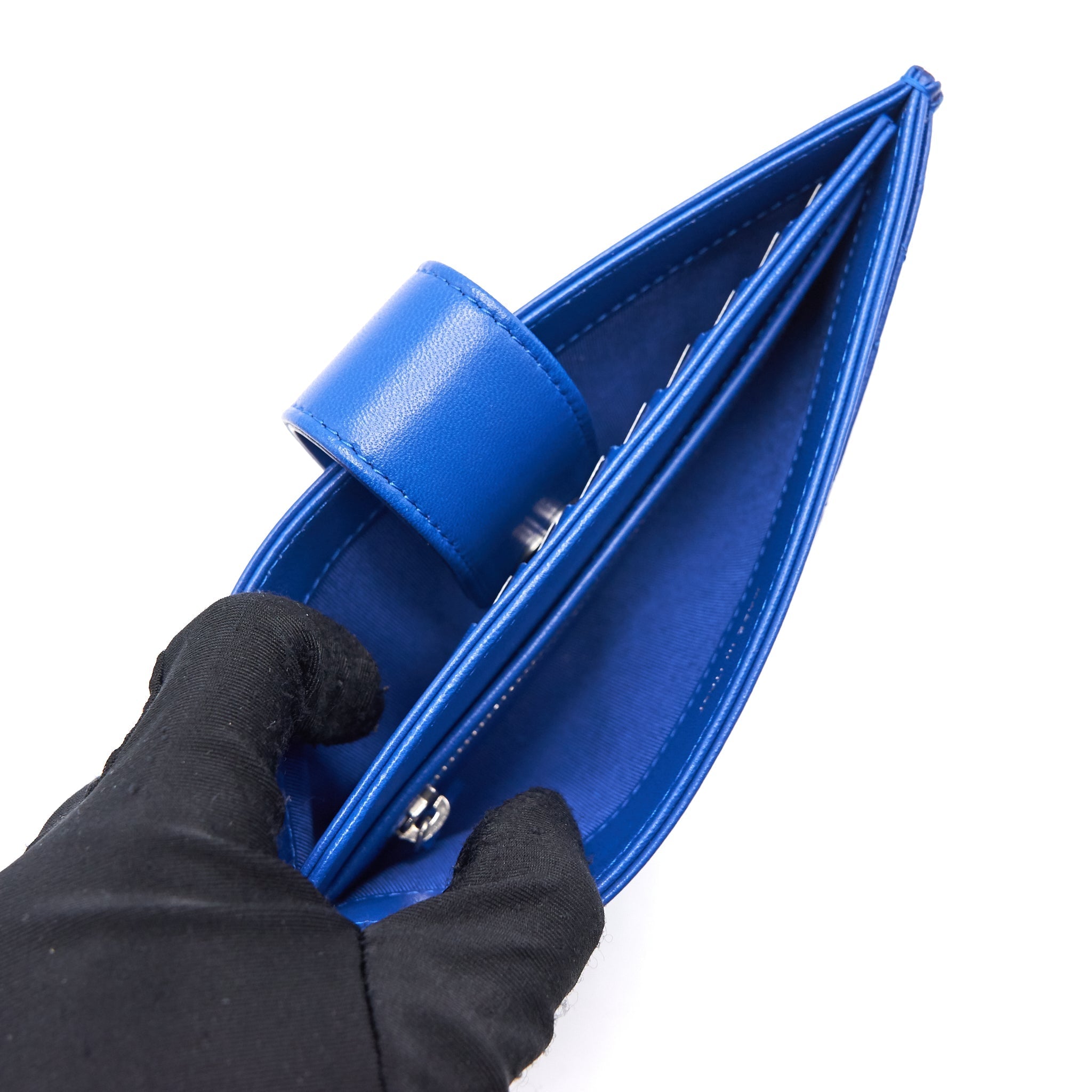 Chanel Classic Pouch Blue