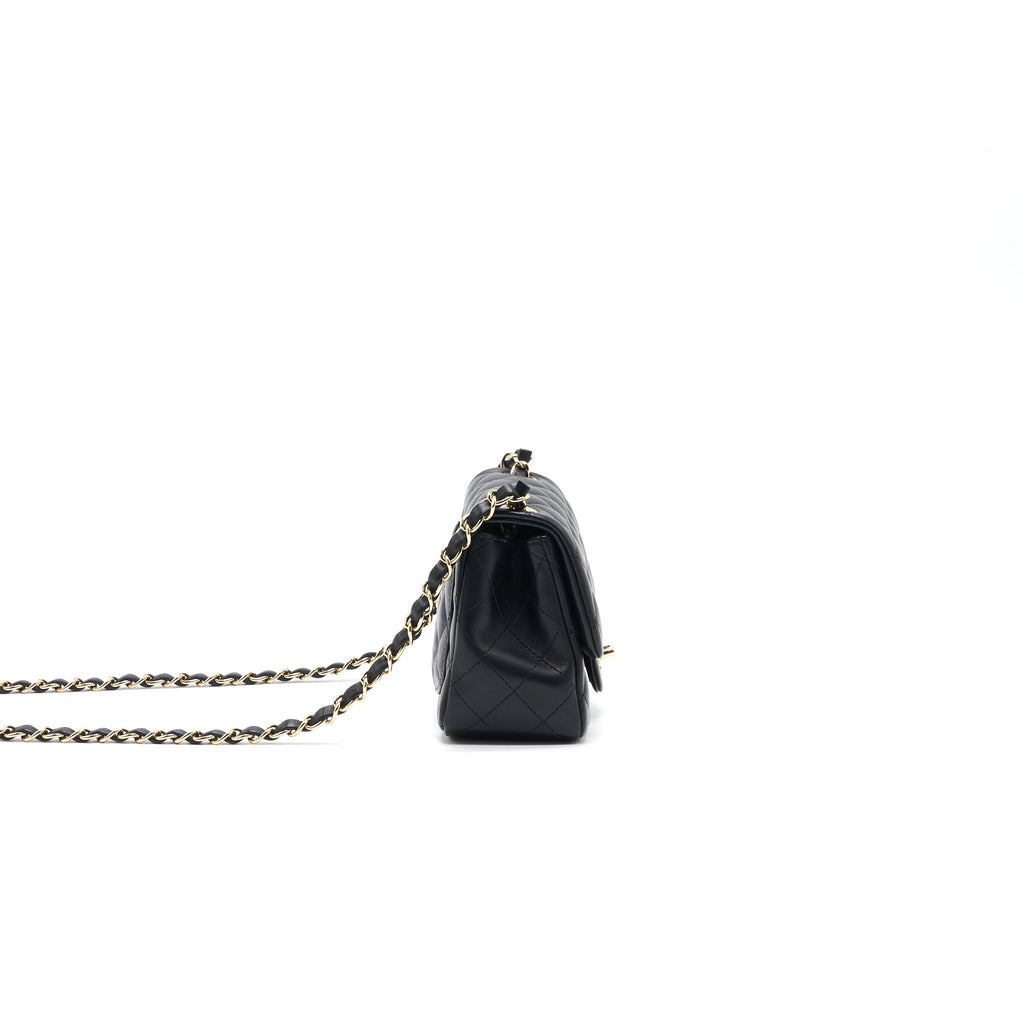 Chanel Mini Square Lambskin Black L