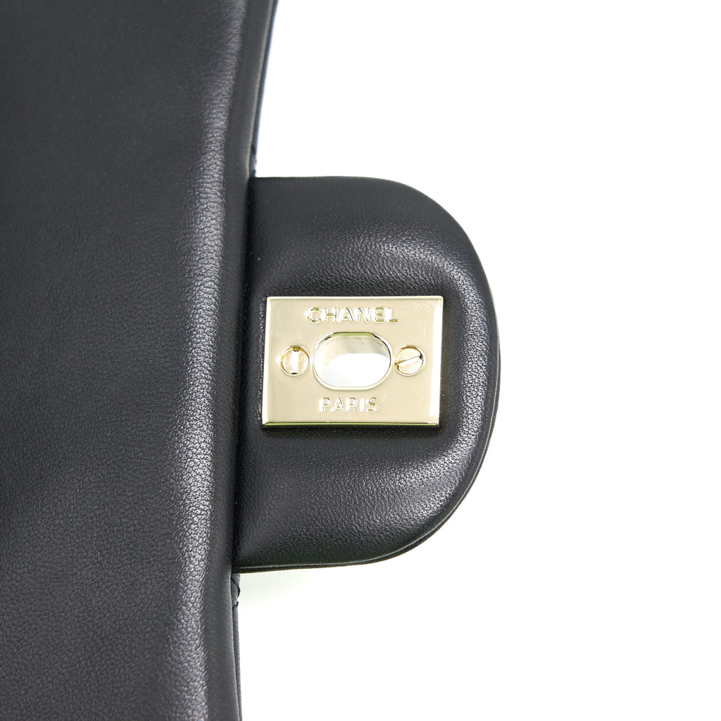 Chanel Mini Square Lambskin Black L