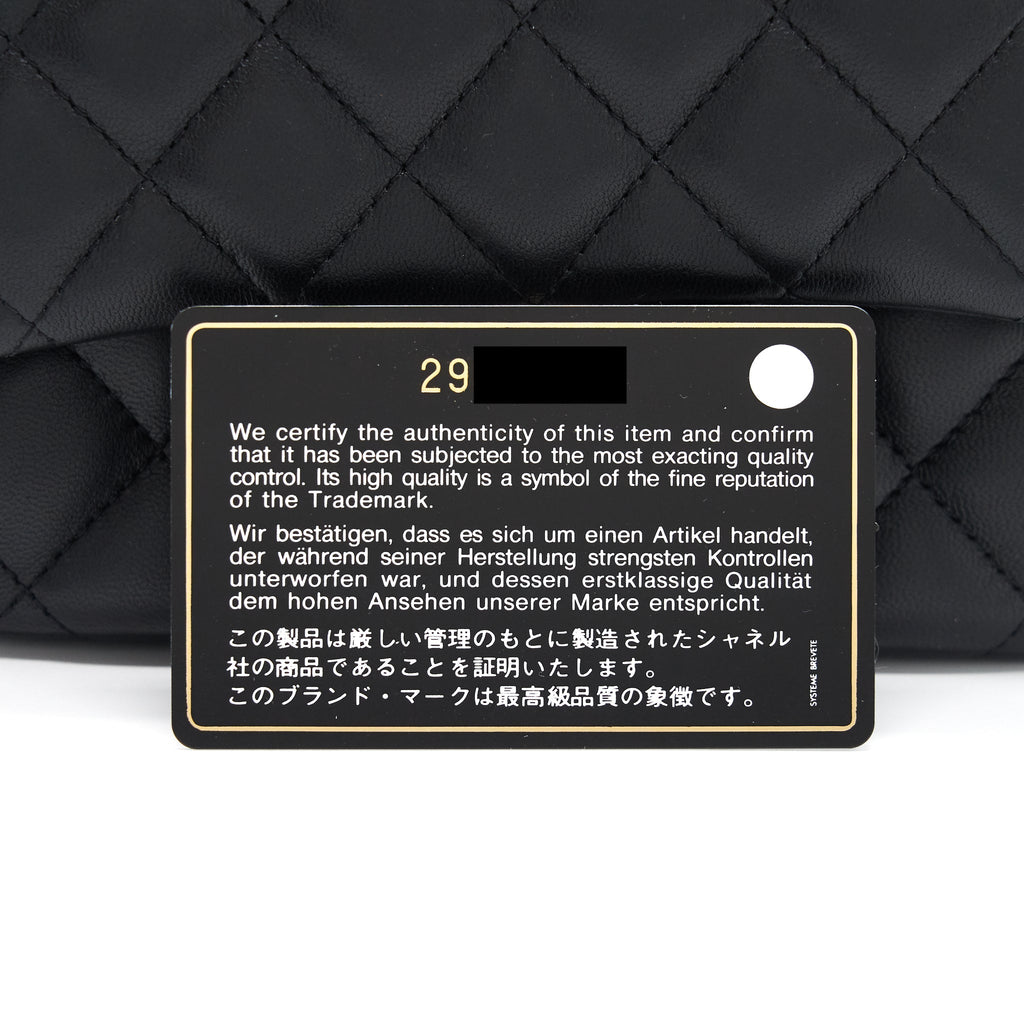 Chanel Mini Square Lambskin Black L
