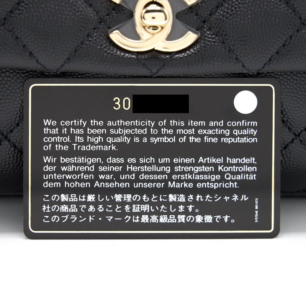 Chanel Cocohandle Mini Black L