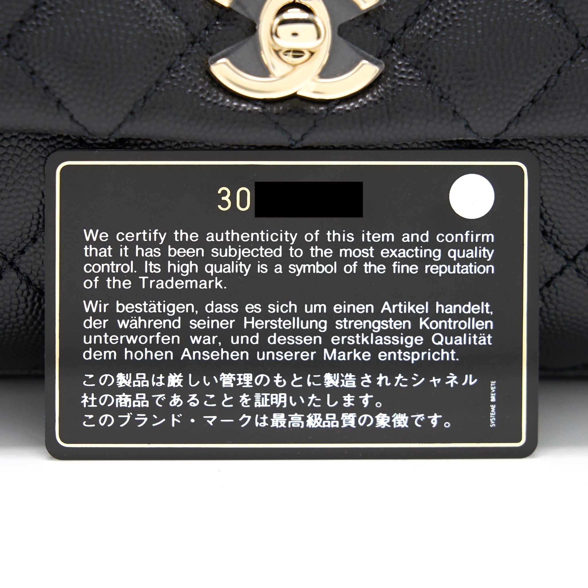 Chanel Cocohandle Mini Black L