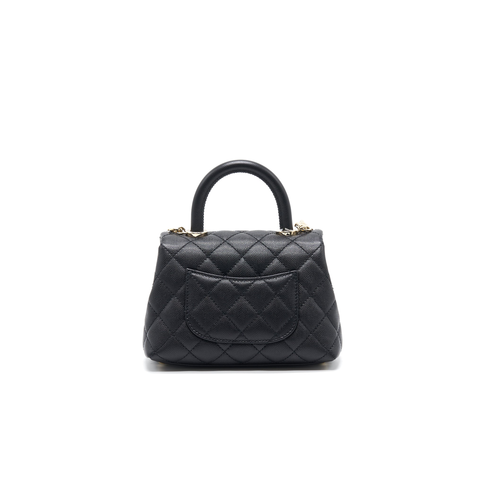Chanel Coco Handle Extra Mini Black L serial30
