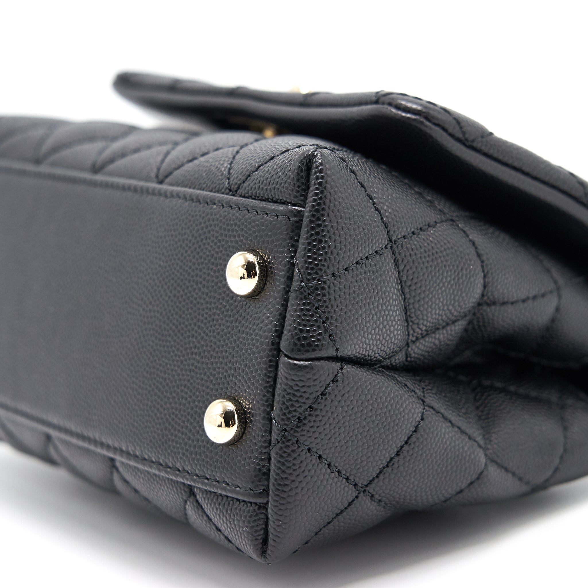 Chanel Coco Handle Extra Mini Black L serial30