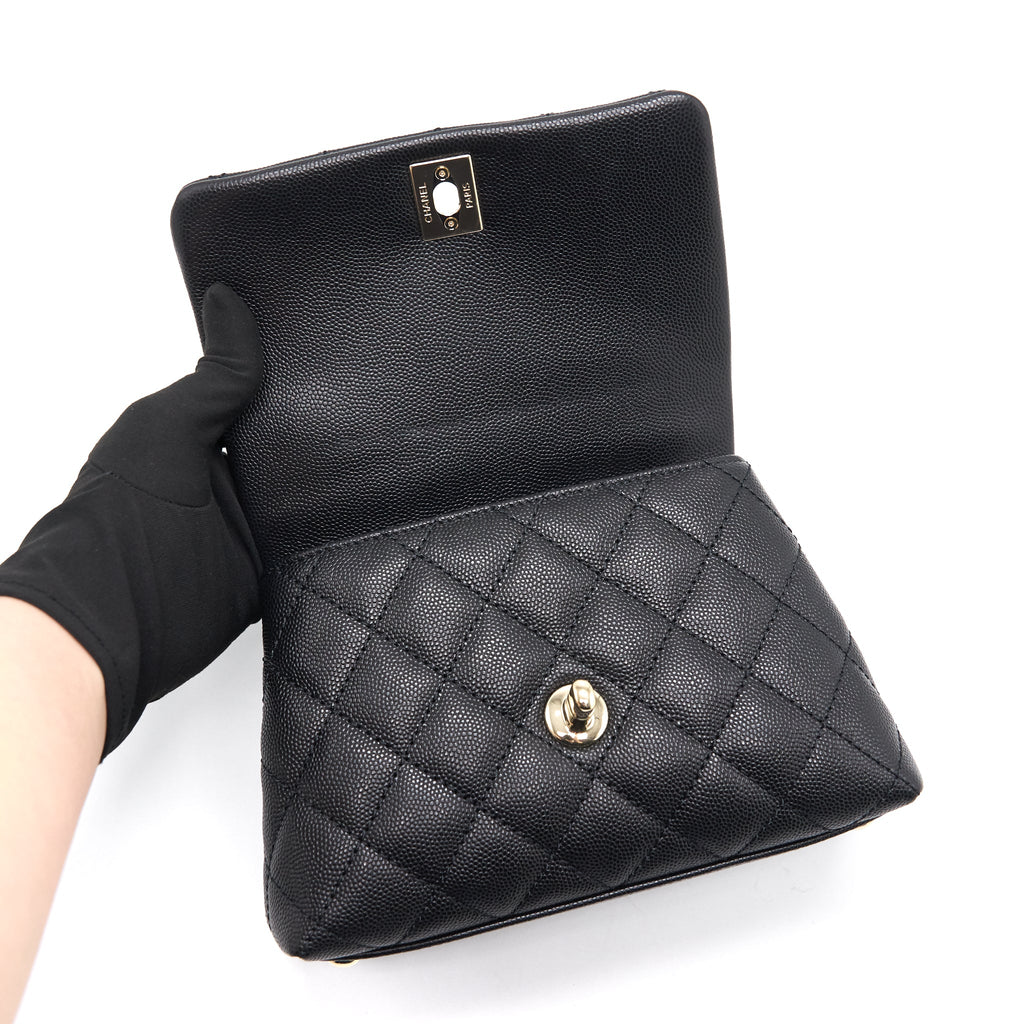 Chanel Coco Handle Extra Mini Black L