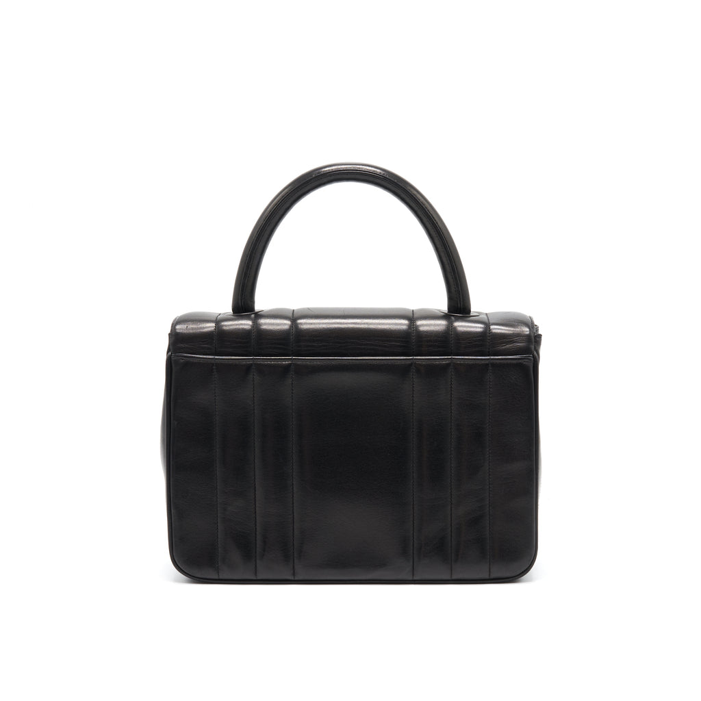 Chanel Vintage Lambskin Kelly Bag black