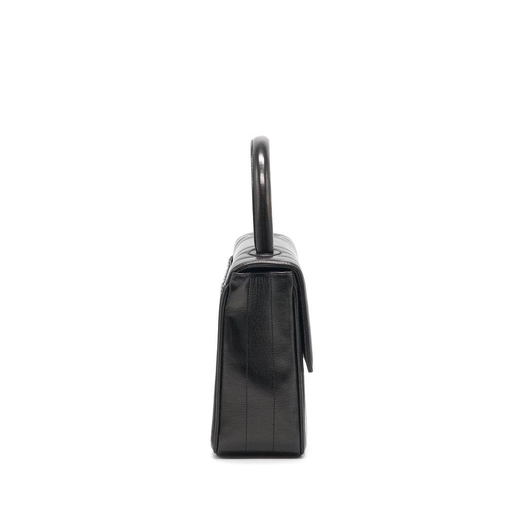 Chanel Vintage Lambskin Kelly Bag black